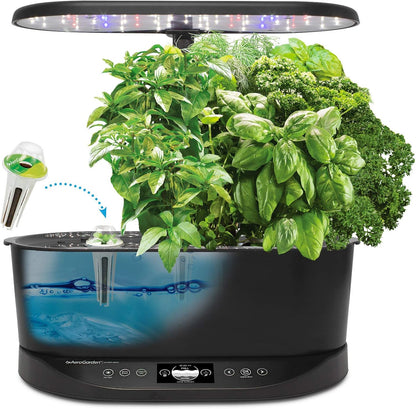 Bounty Basic Indoor Hydroponic Herb Garden, Black